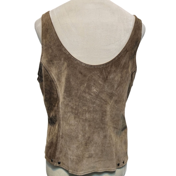 Harley-Davidson leather Vest tank top - Picture 4 of 8